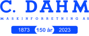 C DAHM MASKINFORRETNING AS logo